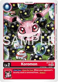 Koromon - BT14-001 (Reprint) #BT14-001 U