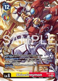 ShineGreymon - BT12-043 (Reprint) #BT12-043 SR