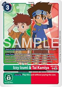 Izzy Izumi & Tai Kamiya #AD1-022