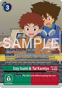 Izzy Izumi & Tai Kamiya (Alternate Art) #AD1-022