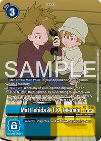 Matt Ishida & T.K. Takaishi (Alternate Art) #AD1-019