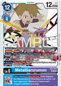 MetalGarurumon #AD1-014 SR