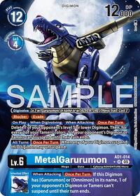 MetalGarurumon (Alternate Art) #AD1-014 SR