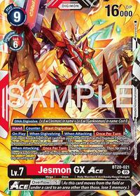 Jesmon GX ACE (Reprint) #BT20-021 SR
