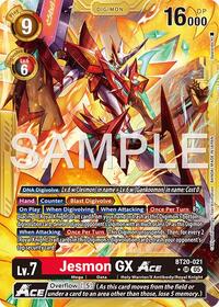 Jesmon GX ACE (Gold Border) #BT20-021 SR