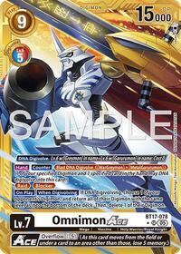 Omnimon ACE (Gold Border) #BT17-078 SR
