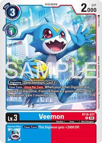 Veemon - BT16-017 (Reprint) #BT16-017 U