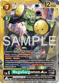 MegaGargomon ACE (Gold Border) #ST17-08 SR