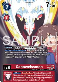 Canoweissmon (Alternate Art) #BT21-022 U