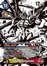 ShineGreymon - AD1-016 (SP) #AD1-016 SR