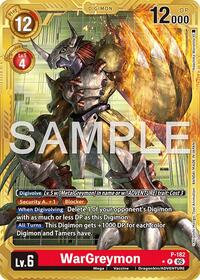 WarGreymon - P-182 (Gold Border) #P-182 P