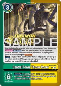 Central Town: Throne Room (Judge Pack 9) #BT24-094 U