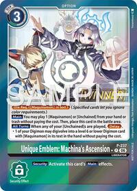 Unique Emblem: Machina's Ascension (Store Tournament 2026 Vol. 2 Winner Pack) #P-237 P