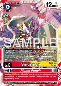 Siriusmon // Planet Punch #EX12-018 SR