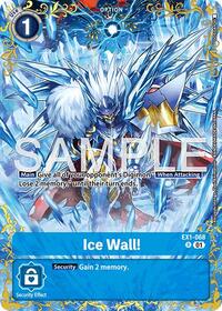 Ice Wall! - EX1-068 (Alternate Art) #EX1-068 R