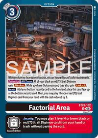 Factorial Area #BT25-102 U