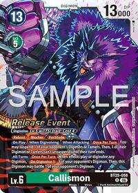 Callismon #BT25-058 R