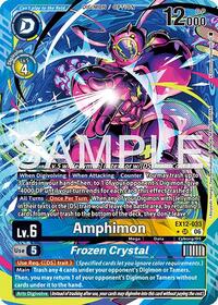 Amphimon // Frozen Crystal (Alternate Art) #EX12-033 SR