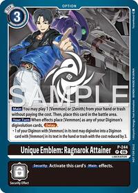 Unique Emblem: Ragnarok Attainer (Official Store Tournament 2026 Vol. 3 Participant) #P-244 P