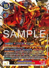 Chaosdramon #EX12-060 UR