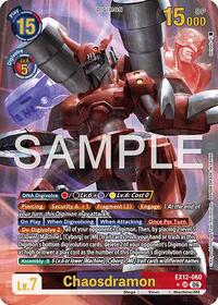 Chaosdramon (Alternate Art) #EX12-060 UR