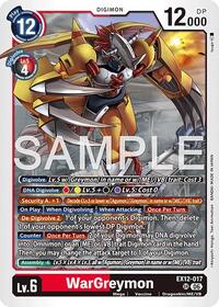 WarGreymon #EX12-017 SR