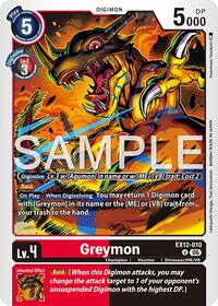 Greymon #EX12-010 U