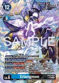 Erlangmon (Alternate Art) #EX12-034 SR