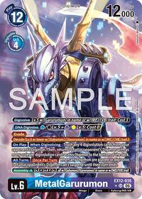 MetalGarurumon (Alternate Art) #EX12-035 SR