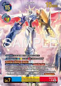 Omnimon (Alternate Art) #EX12-037 UR