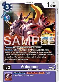 Gabumon (World Championship 26–27 Regionals Season 2) #ST21-10 R