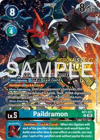 Paildramon - AD1-011 (Regionals 26-27 Season 2 Finalist) #AD1-011 R