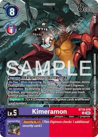 Kimeramon - BT19-070 (Event Pack 10) #BT19-070 U
