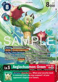 Aegiochusmon: Green (Event Pack 10) #BT25-053 R