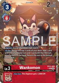 Wankomon (Box Topper) #EX12-009 R