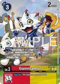 Gammamon (Box Topper) #EX12-007 R