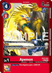 Apemon (Limited Foil) #EX12-012 C