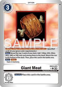 Giant Meat (Limited Foil) #EX12-073 C