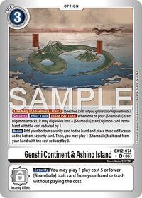 Genshi Continent & Ashino Island (Limited Foil) #EX12-074 U
