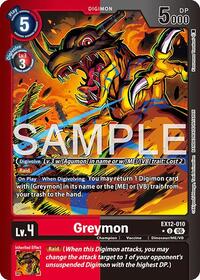 Greymon (Limited Foil) #EX12-010 U