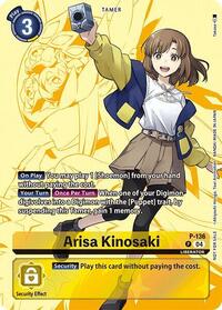 Arisa Kinosaki (Digimon Liberator D-Storage Set) #P-136 P