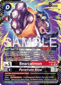 Bearcatmon // Penetrate Blow (Alternate Art) #BT26-057 SR