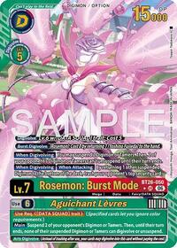 Rosemon: Burst Mode // Aguichant Levres (Alternate Art) #BT26-050 UR