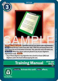 Training Manual #BT26-099 U