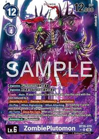 ZombiePlutomon (Alternate Art) #BT26-079 SR