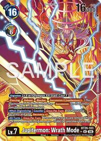 Jupitermon: Wrath Mode (Alternate Art) #BT26-103 SEC