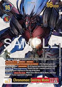 Chronomon: Destroy Mode (SP) #BT26-060 UR