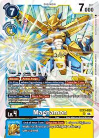Magnamon #EX13-020 SR