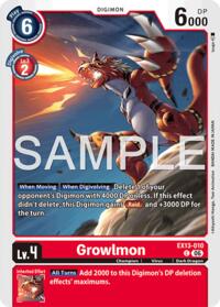 Growlmon #EX13-010 C
