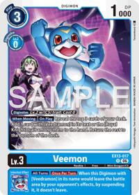 Veemon #EX13-017 R